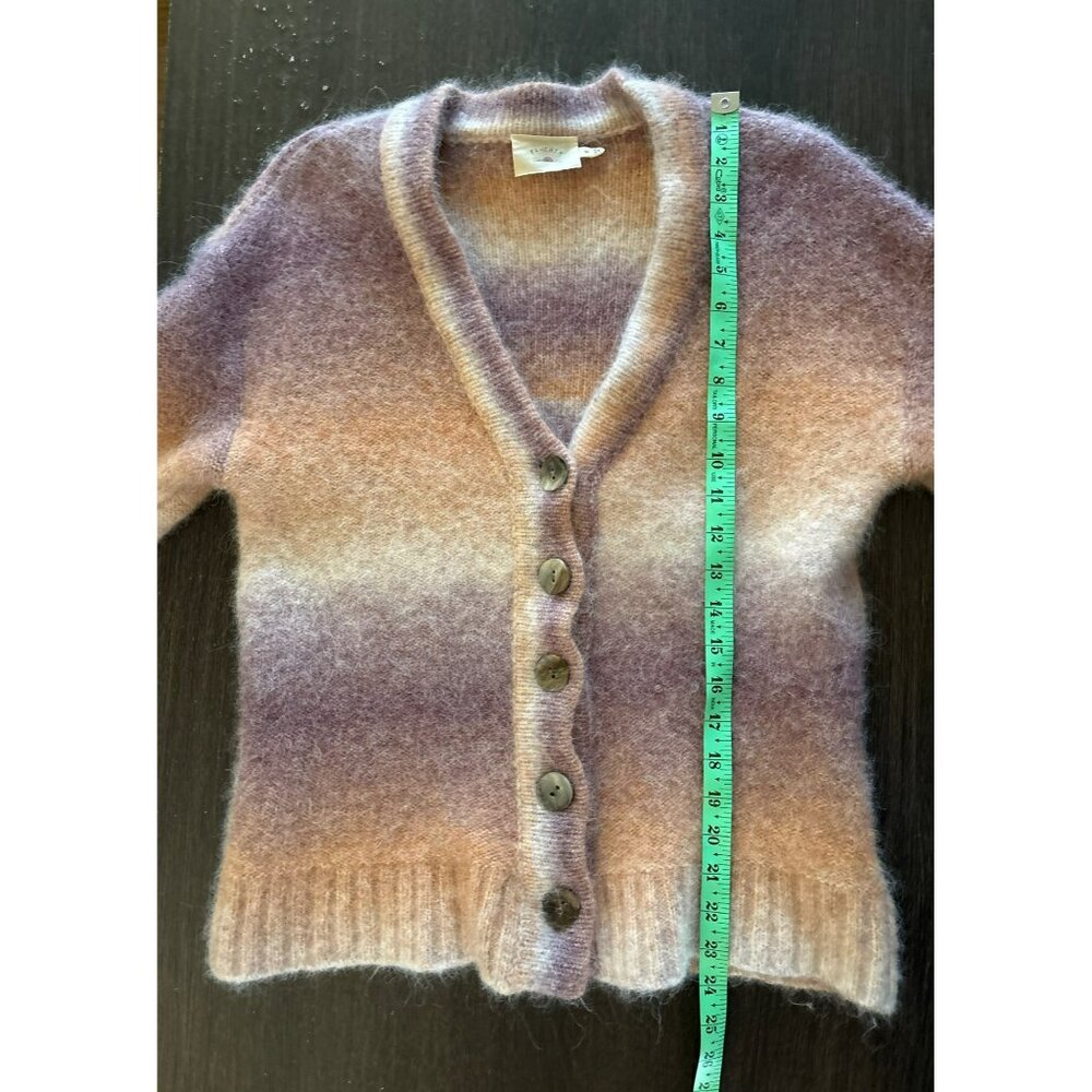 Faherty Button-Front Alpaca Wool Nylon Blend Card… - image 7